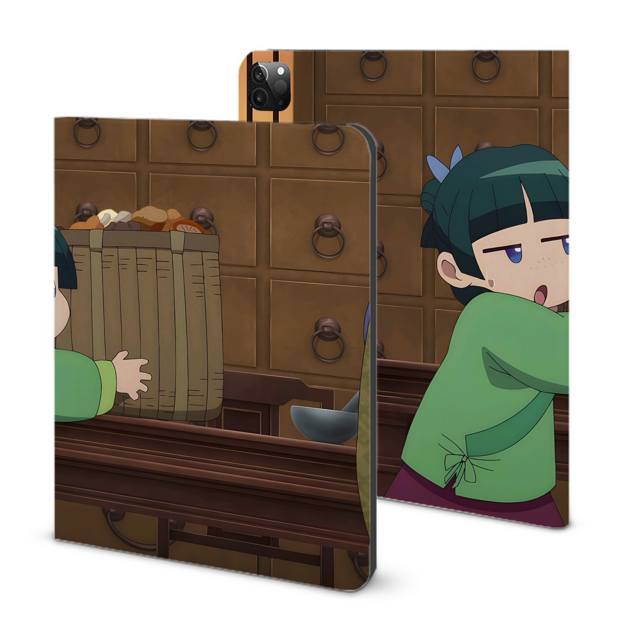 （画像用） 薬屋のひとりごと The Apothecary Diaries IPadケース ペンホルダー付き ブックスタイルデザイン